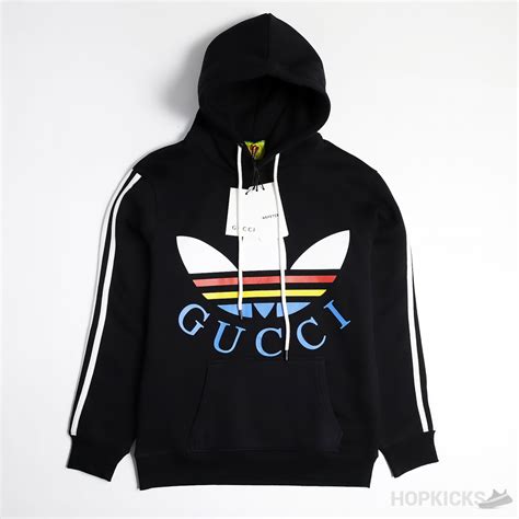 gucci black hoodie cheap|adidas gucci hoodie black.